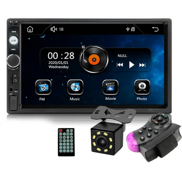 Autoestéreo VAK VC-6911 Touch 7 Mirrorlink Bluetooth Con cámara de reversa USB SD MP5 Video