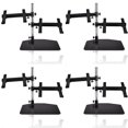 thumbnail image 1 of Pyle Universel Réglable Double Rack Rotatif DJ Support pour Ordinateur Portable (4 Pack), 1 of 7