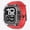 Red-Black, variant on Rugged Band and Case Compatible with Apple Watch Ultra 3 2 1 Series 11 10 9 49mm 46mm 45mm 44mm 42mm, iWatch Sport Strap with Shockproof PC Frame Bumper
