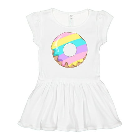 

Inktastic Easter Donut with Pastel Rainbow Frosting Gift Baby Girl Dress