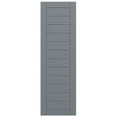 thumbnail image 5 of Ekena Millwork 15"W x 62"H True Fit PVC Horizontal Slat Framed Modern Style Fixed Mount Shutters, Ocean Swell (Per Pair - Hardware Not Included), 5 of 9