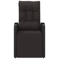 thumbnail image 5 of vidaXL 3 Piece Bistro Set with Cushions Poly Rattan Black, 5 of 5