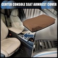 thumbnail image 2 of Unique Bargains Armrest Protector Cover Pad Replacement for BMW X3 2011 2012 2023 Neoprene Fabric Deep Brown, 2 of 6