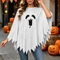thumbnail image 2 of Gunia Women Halloween White Ghost Costume Poncho Cape Dress Up Cosplay Spooky Tops, 2 of 4
