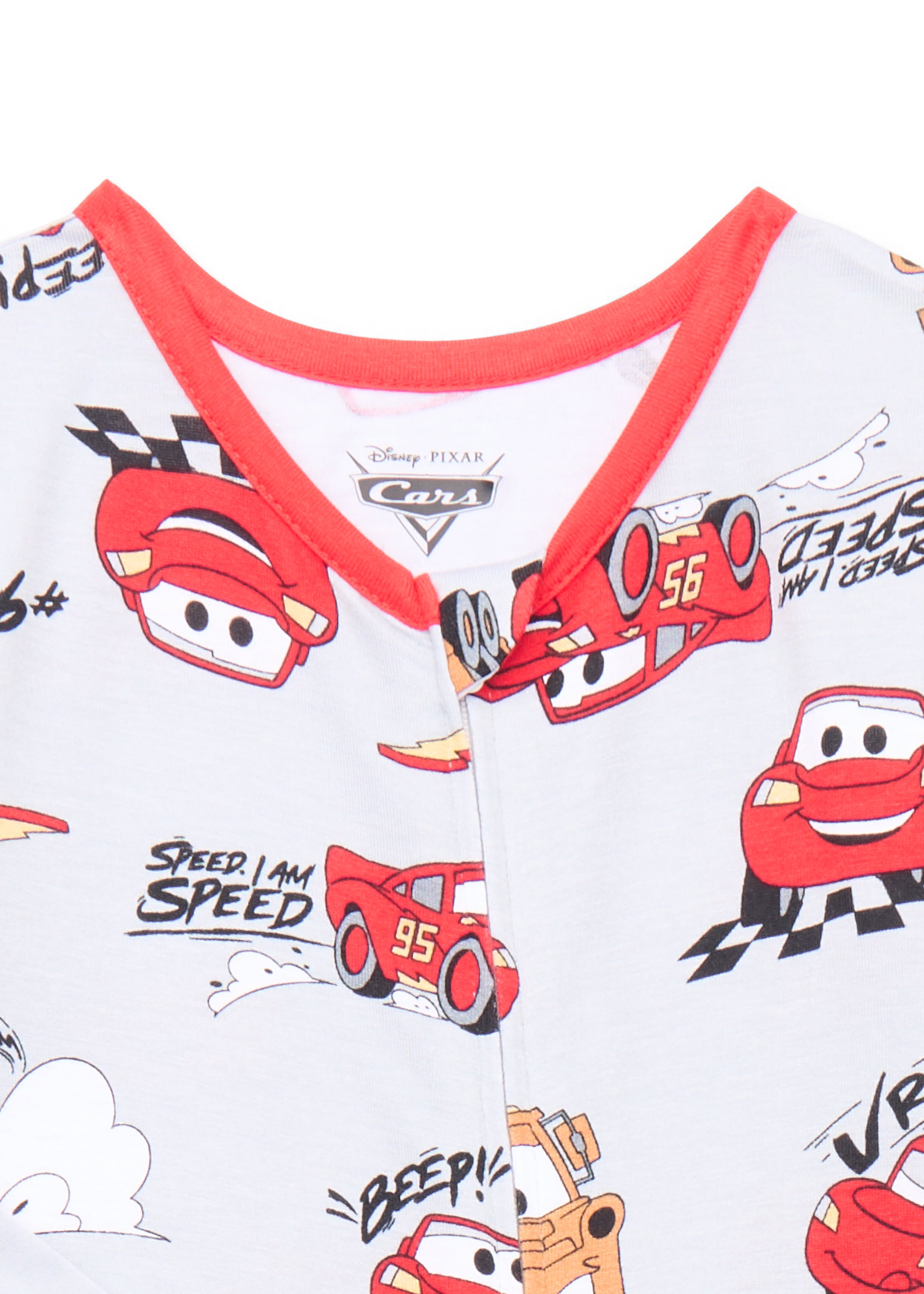 Cars Baby and Toddlers' One-Piece Sleeper, Sizes 12M-5T