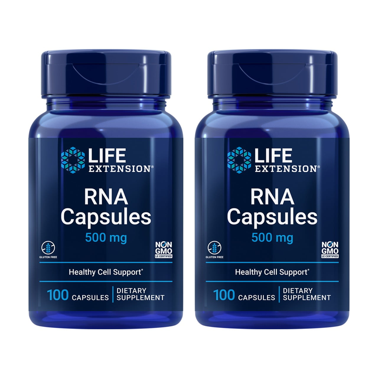 Life Extension, RNA Capsules, 500 mg, 100 Capsules 2pc
