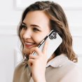 thumbnail image 4 of Funda tipo cartera Wefor para iPhone 16 Plus, cuero PU blanco, 4 of 7