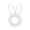 Black, variant on NEXAVKPR Handcrafted Iron Circle With Rabbit Eggs Motifs Multifunctional Wall Hanging Indoor Decoration Weather Resistant Festival Home Accent