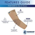 Kinship Comfort Brands Elbow Brace Compression Support Sleeve for