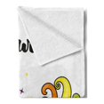 thumbnail image 2 of Pride Soft Flannel Fleece Throw Blanket, LGBT Slogan Writing Unicorn Mascot Character Rainbow Tail, Cozy Plush for Indoor and Outdoor Use, 50" x 60", Multicolor, by Ambesonne, 2 of 5