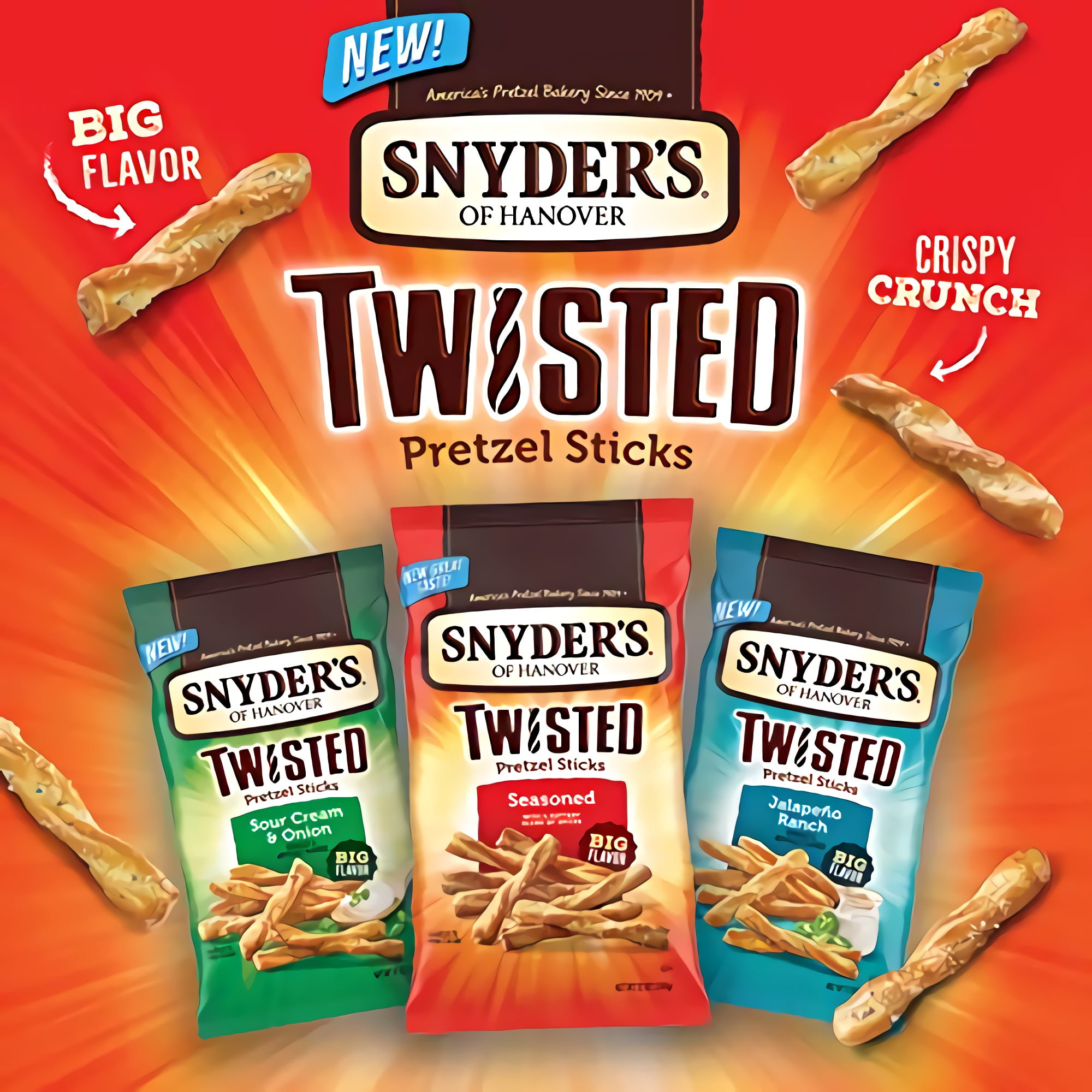 snyder's flavored pretzels