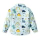 thumbnail image 4 of Gibobby Blusa Termica Camisa de manga larga con de invierno para niños pequeños, abrigo, prendas de vestir para niños, ropa con estampado de dinosaurio de animados(Aqua, 12-18 Meses), 4 of 5