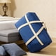 thumbnail image 5 of Bolsas De Almacenamiento No Tejidas Bolsa de viaje de gran capacidad de 50 x 25 x 30 cm, impermeable, de tela no tejida, con asas reforzadas para guardar y empacar (azul, 1 unidad) JASKFLY, 5 of 9