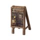 thumbnail image 5 of Letrero Miniatura Tablero de Café para Casa de Muñecas Decoración Realista de Jardín de Hadas Accesorio Coleccionable Adecuado para Escenarios de, 5 of 9