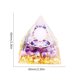 thumbnail image 3 of Pirámide De Cristal Pirámide de cristal de 6 cm Reiki Pirámide de orgón curativo para estudio de oficina (B) Wdftyju Libre de BPA, 3 of 3
