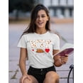thumbnail image 2 of Wine Turkey Family Thanksgiving Dinner Funny Women's T-shirt For Women, L, White, 2 of 6