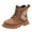 Brown, variant on Fozruso Children Shoes Fashion Platform Boots Fashion Princess Butterfly Wing Boots Fashion Soft Sole Boots,Sizes 2.5(10.5-11 Years)
