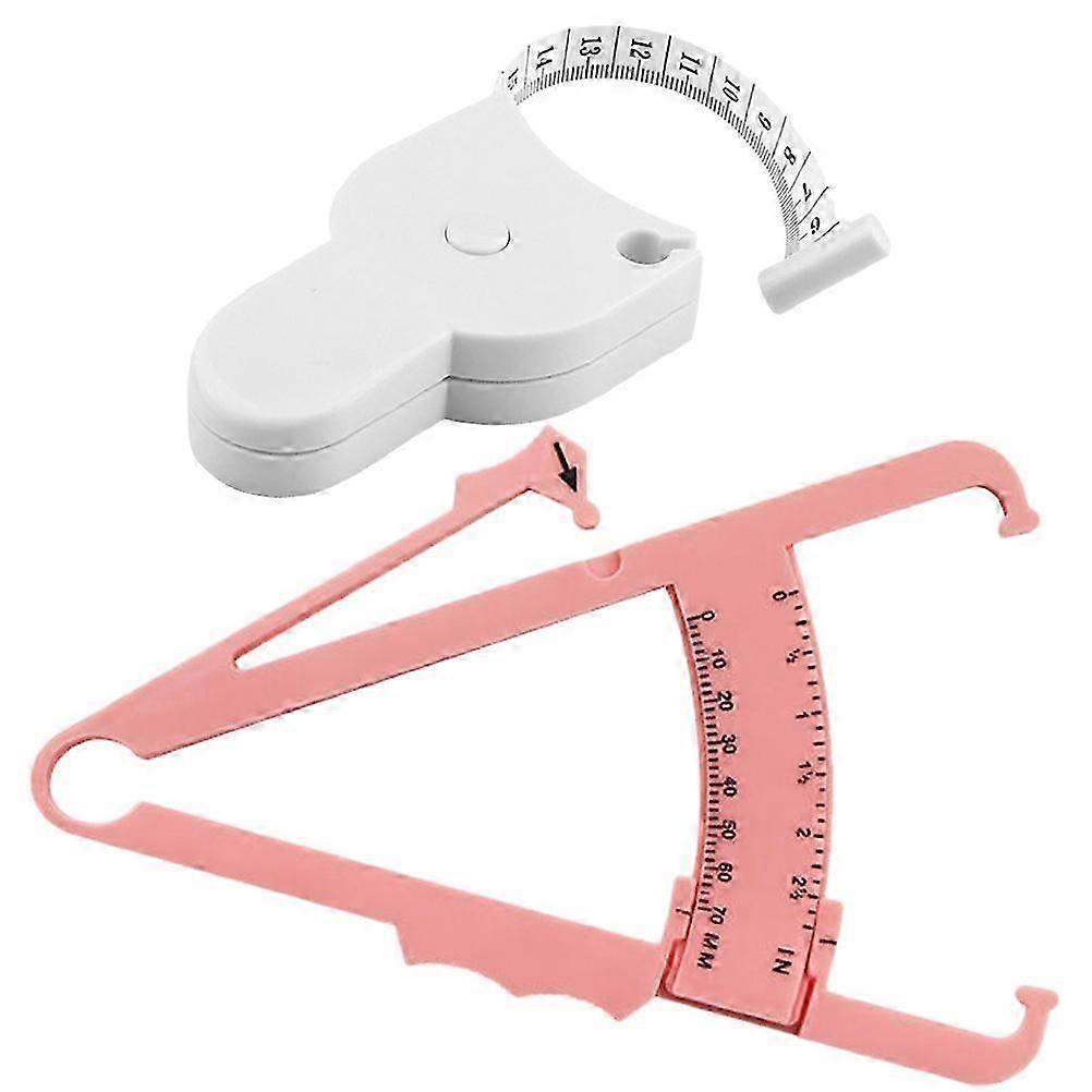 Tape Measure Body Skin Caliper Body Fat Pincher Skinfold Caliper Test ...