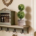 thumbnail image 6 of YOHAVEN Artificial Topiary Ball Faux Boxwood Potted Decor For Indoor Outdoor Tabletop, Year Round Greenery Accent, Waterproof Sunproof Plastic, Gift Friendly, Easy Maintenance, 6 of 6