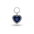 thumbnail image 2 of Dallas Cowboys Bling Rhinestone Heart Keychain, 2 of 2