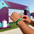 thumbnail image 6 of Uutvery Soccer World Match Silicone Bracelet, Italy Flag Wristband, Intaglio Color Filled Fan Support Accessory, One Size, 6 of 6