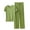 Green#1, variant on Tnhcen 2025 Women's Short Sleeve Two Piece Lounge Sets For Set Matching Vacation Casual Outfits Spring