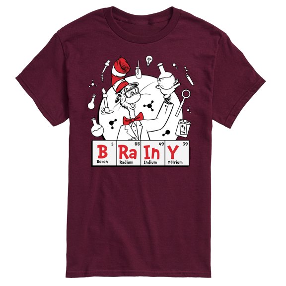 The Cat in the Hat - Brainy - Men's Short Sleeve Graphic T-Shirt