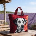 thumbnail image 2 of Women's Animal Floral Quilted Canvas Tote Bag Multi Size Large Capacity Reusable Shoulder Handbag For Work Shopping Travel, 2 of 7