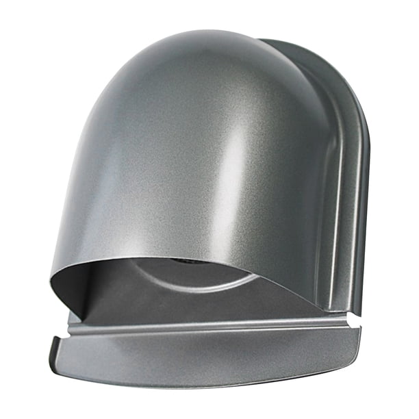 Campana extractora de acero inoxidable 304, resistente a la intemperie, rejilla de ventilación redonda, cubierta de tubo de escape de campana extractora de 150 mm en forma de U