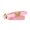 Pink, variant on sunsanly Women Belt Metal Butterflies Decor Multi Holes Adjustable Length Waistband Imitation Leather Street Style Solid Color Belt