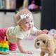 thumbnail image 2 of MINI Robot Puppy, My Realistic Robot Puppy, Interactive Plush Pet Kids Toys Electronic Pets for Barking,Tail Wagging C, 2 of 5