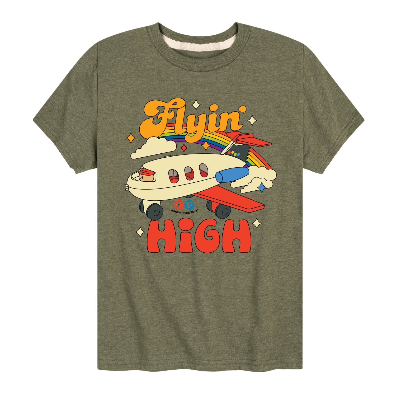 Fisher-Price - Flyin High Plane Short Sleeve Graphic T-Shirt