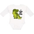 thumbnail image 3 of Inktastic I Love my Dad with Baby and Daddy Tyranasaurus Rex Boys or Girls Long Sleeve Baby Bodysuit, 3 of 5