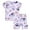 Lavender, variant on Bluey Bingo Ribbed T-Shirt and Shorts Outfit Set Toddler to Big Kid
