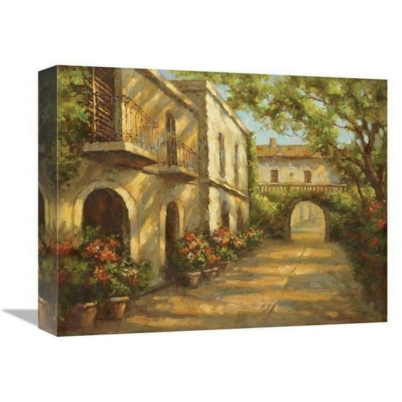 Global Gallery GCS-128532-1216-142 12 x 16 in. Arched Passageway Art Print - Bolo