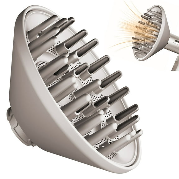 AFDD Large Diffuser Attachment compatible with Shark FlexStyle Upgraded Bigger Diffuser Nozzle for Dryer Faster and Define Wavy Curly Coily Hair