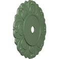 thumbnail image 3 of 32 1/4"OD x 3 5/8"ID x 1 1/8"P Angel Ceiling Medallion (Fits Canopies up to 15 3/4"), Hand-Painted Athenian Green, 3 of 7