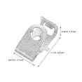 thumbnail image 2 of NUOLUX 50Ud Clips Sujetadores De Tornillo Para Carrocería Y En Metal Gris, 2 of 8