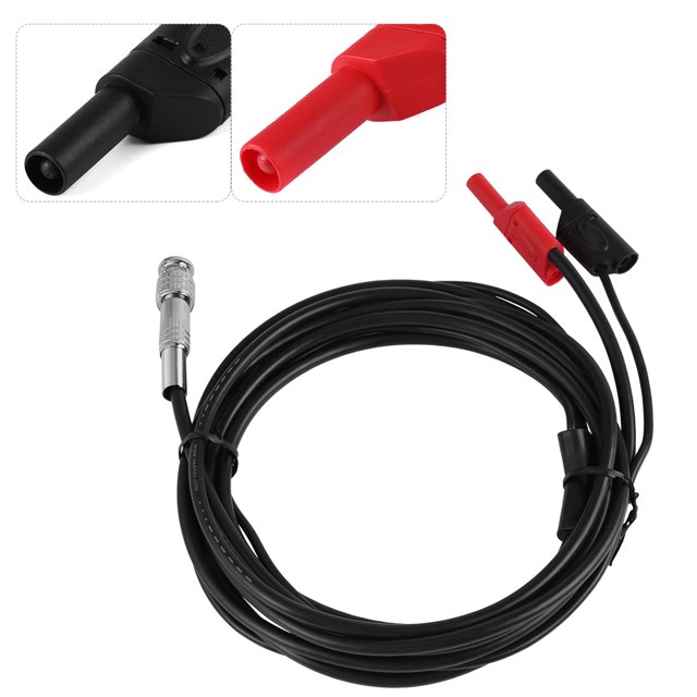 Cergrey 3 Meter HT30A Heavy Duty Auto Test Line Lead BNC to Banana Head Adapter Cable, BNC Banana Adapter, Auto Test Line