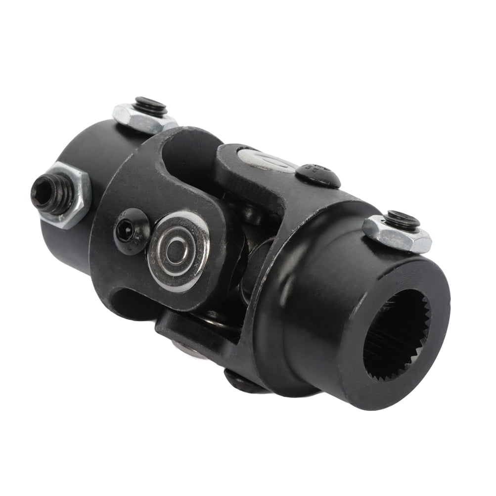 CCIYU Black Steering joints 3/4-30 Spline X 3/4" DD U-Joint Shaft