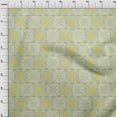 thumbnail image 4 of oneOone Cotton Poplin Twill Yellow Fabric Asian Tile Traditional Sewing Material Print Fabric By The Yard 56 Inch Wide, 4 of 4