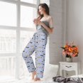 thumbnail image 5 of Salouo Dogs Are Running Print Women's Pajama Pants Casual Loose Sweatpants PJs Flowy Pants Drawstring Palazzo for Women Wide Leg Pants Lounge Pajama -Large, 5 of 8