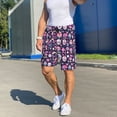 thumbnail image 6 of Sikiie cute Skull rainbow mushroom Mens Pajama Shorts, Lightweight Lounge Pant with Pockets Soft Sleep Pj Shorts for MenXX-Large, 6 of 6