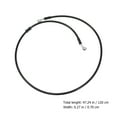 thumbnail image 2 of Miangastore Iron Motorcycle Brake Hose Black 1Pack 47.2X0.3In, 2 of 8