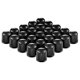 thumbnail image 1 of 1000 Pcs Black Bicycle Tire Valve Cap Professional Plastic Caps Protection Leakproof Valve for Bike, 1 of 5