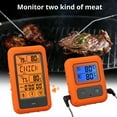 thumbnail image 2 of Kitchen Digital Meat Cooking Thermometer Wireless Remote Control with 2 Probes for Oven Bbq Grill, 2 of 8