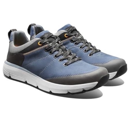 Samuel Hubbard Camino Walker Sneaker Men's 8 Navy Nubuck Walking Shoes ZPO1992