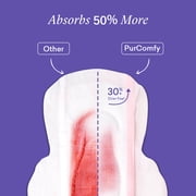 PurComfy Premium Postpartum Pads with Wings Extra Long Maternity Pads Large Maximum Absorbency Post-partum Incontinence Pads Ultra Soft Heavy Flow Secure Leak Protection After Birth Pads, 24 Count