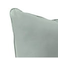 thumbnail image 2 of Jordan Manufacturing 48" x 24" Grey Solid Rectangular Outdoor Deep Seat Chair Cushion Set with Welt, 2 of 10