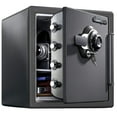 thumbnail image 1 of SentrySafe SFW123DSB Fireproof Safe and Waterproof Safe with Dial Combination 1.23 Cubic Feet Gray, 1 of 4